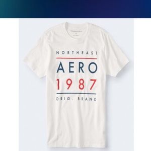 Aéropostale White Graphic T-Shirt